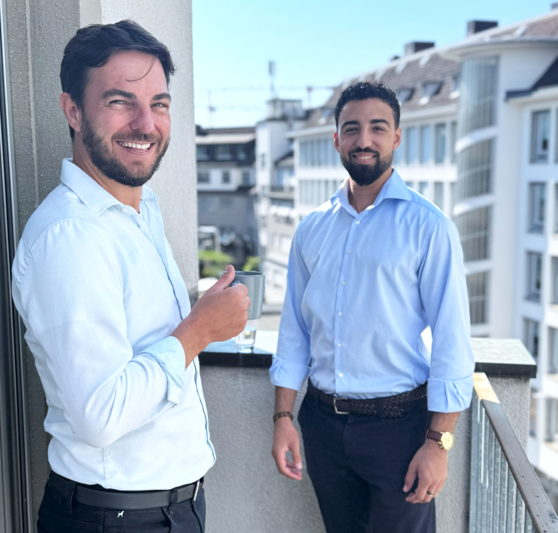 Refline team on the office balcony